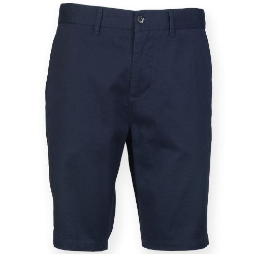 Front Row Stretch Chino Shorts Navy